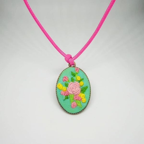 Embroidery Pendant